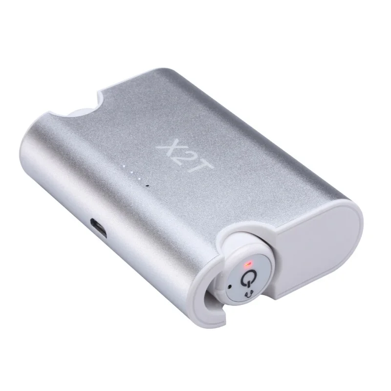 Qiateng Новые портативные беспроводные наушники TWS X2T мини Bluetooth 4 2 1500 мА/ч зарядное