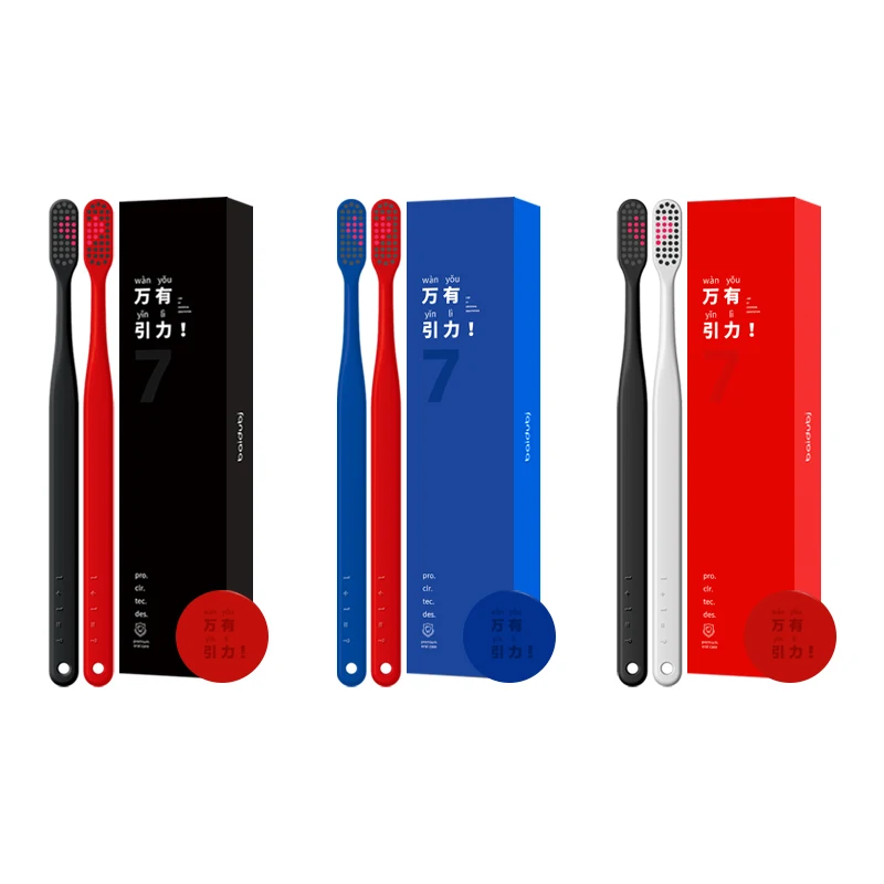 Новинка! 2 шт. зубная щетка для ухода за полостью рта любителей экологически