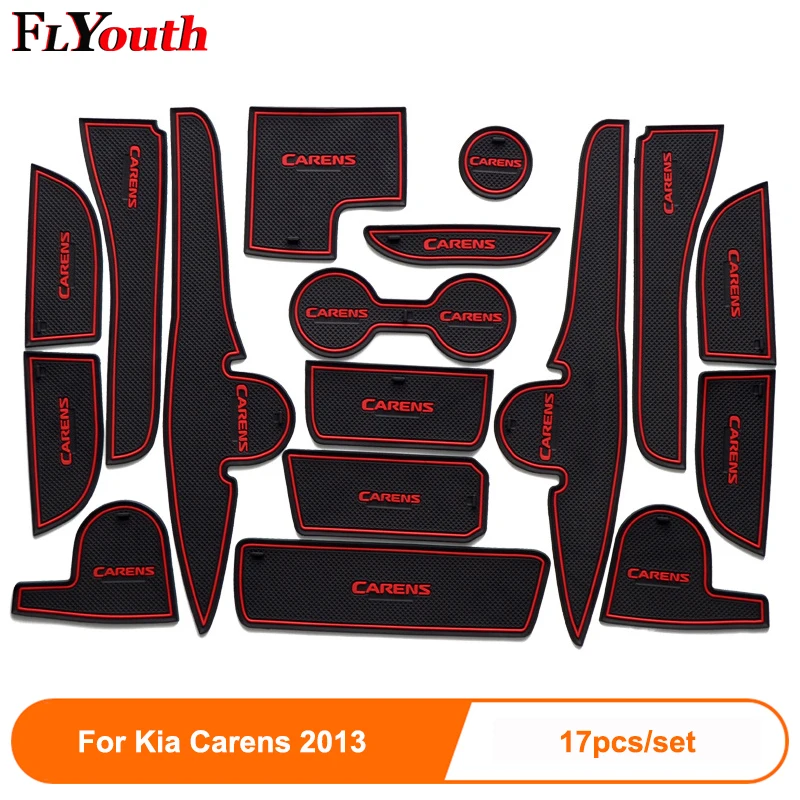 Нескользящий коврик для межкомнатной двери Kia Carens 2013 дверных ворот чехол