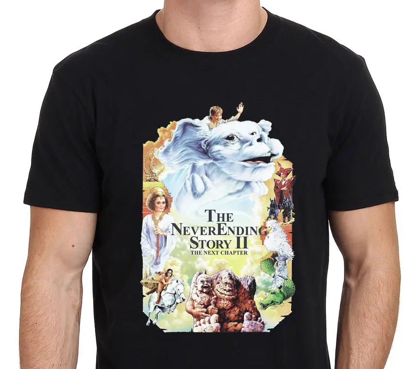 Бесконечная история 2 Винтаж о фильме футболка Размеры: S-to-3XL новые Мода 2017 г.