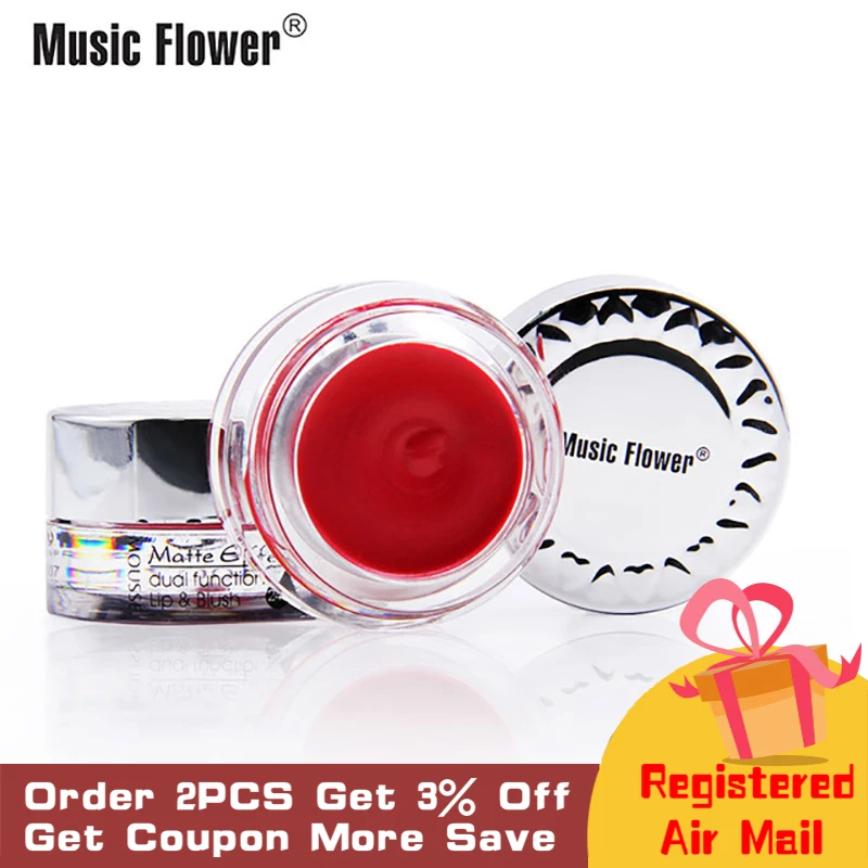 Матовый эффект двойная функция мусс для губ и румян долговечный макияж блеск