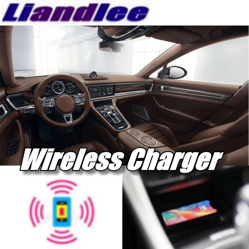 Беспроводное Автомобильное зарядное устройство Liandlee для телефона подлокотник