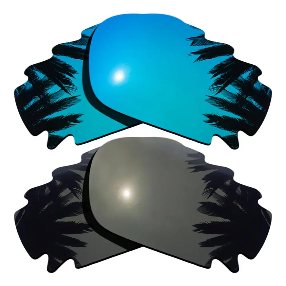 Ice Blue-Black Поляризованные зеркальные покрытие Сменные линзы для-Oakley Jawbone вентилируемый рамка мульти-Цвета - Цвет линз: Ice Blue-Black