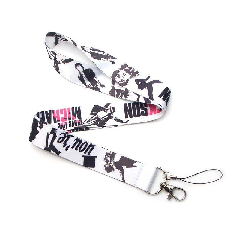 

V266 Singer Neck Strap Lanyard for keys ID Card Mobile Phone Straps USB Badge holder DIY Neck Strap Hang Rope Lariat Lanyards