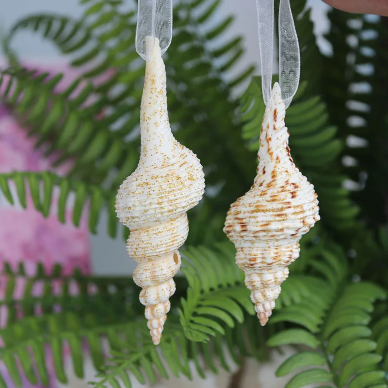 Бесплатная доставка (6 шт./лот) мигающие ракушки шпинделя Рождественский кулон и