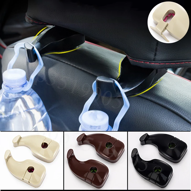 2 шт. автомобильные крючки спинки сиденья сумки Держатель Аксессуары для Subaru impreza