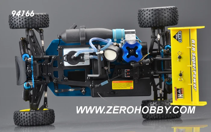 HSP BAJA 1/10th весы нитровая сила Внедорожник Багги 4WD для радиоуправляемых моделей RC автомобили 94166 с 18cxp двигателя 2,4 г радио Управление