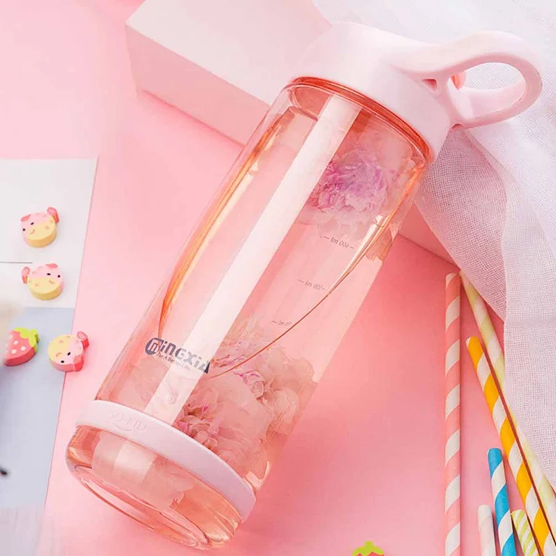 550ml 850ml Water Plastic Bottle Gourde En Plastic Sport Shaker Bottle Protein Shaker Drink Bottle Plastic With Straw Travel