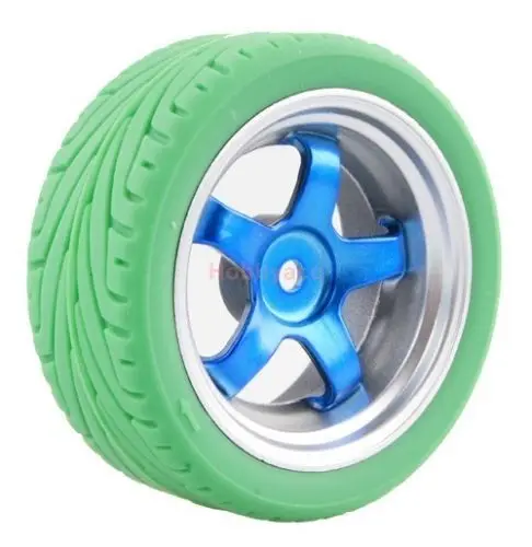4 шт. пластиковые автомобильные шины 26 х64 мм 1/10 дюйма|rubber tyre|plastic wheelrim tire |