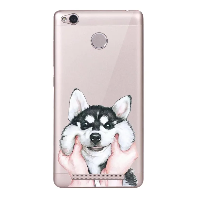 Чехол CROWNPRO для Redmi 3 S мягкий силиконовый чехол из ТПУ прозрачная задняя крышка Xiaomi