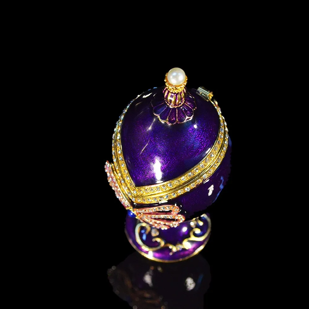 QIFU красивая металлическая коллекция qifu Faberge яйцо китайский подарок и искусство