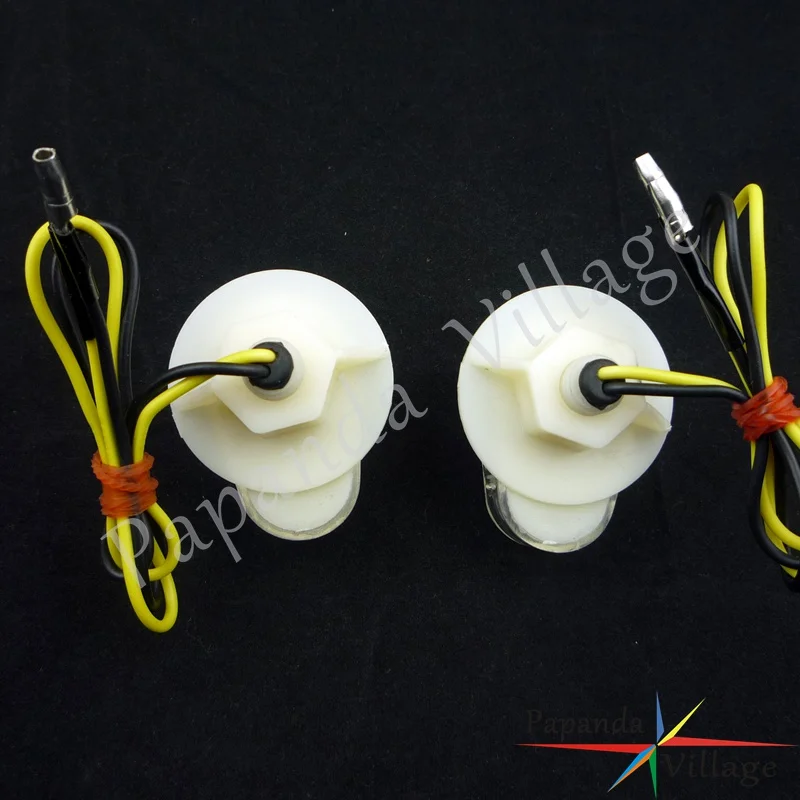 15x LED Clear мотоцикл смывное крепление указатель поворота Мотоцикл Янтарный мигалка