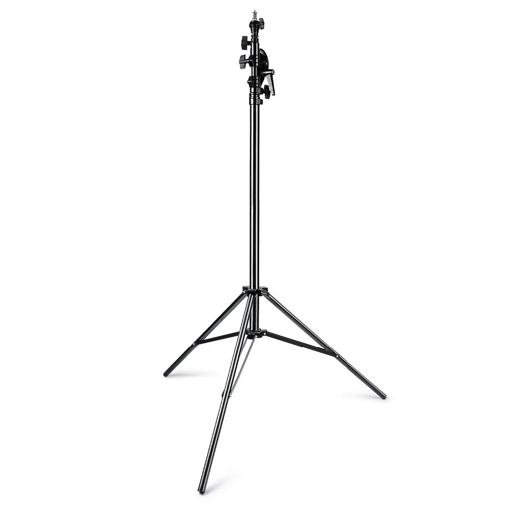 Neewer Макс 13ft/390 см Двухсторонний Вращающихся Алюминиевый Регулируемый Штатив Стрелы Стенд Лампы с Мешоком с песком для Фотостудии видео