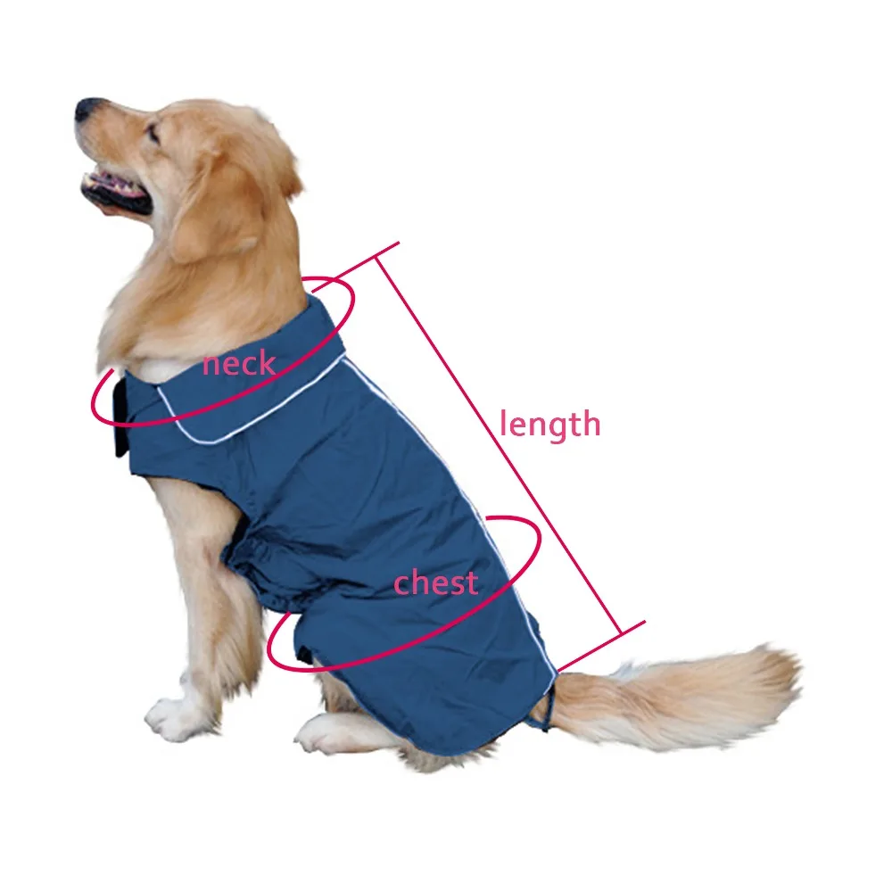 Собачья куртка для питомца жилет пальто полиэстер одежда водонепроницаемый