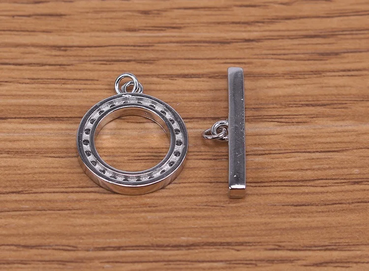 Серебро 925 формы Сердца пряжка Разъем Ювелирных Изделий для DIY Ожерелье Браслет