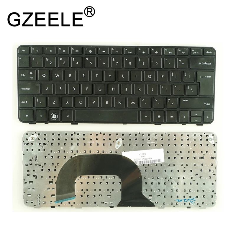 Новая пользовательская клавиатура GZEELE для HP Pavilion dm1-3000 dm1-3100 dm1-3200 DM1-4000 mini230-3000 DM1Z-3000