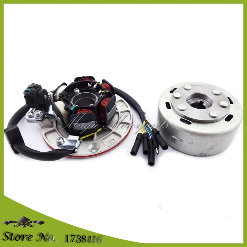 Комплект ротора магнитного статора светильник кой для YX 140cc 150cc 160cc велосипеда