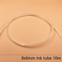 10 meters eco solvent ink tubing for bulk ink system 8x6mm roland mutoh mimaki printers ink line tube ink supply tube