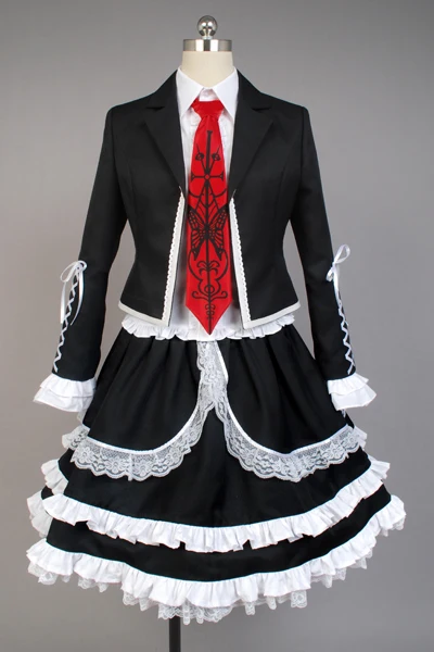 Женский костюм для косплея Danganronpa Celestia Ludenberg Хэллоуина полный комплект|cosplay