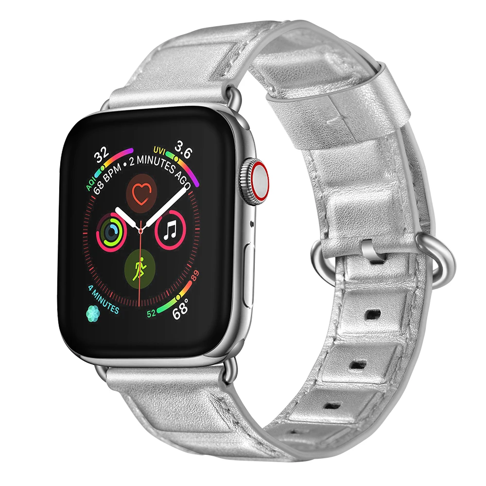 Оригинальный ремешок Laforuta из натуральной кожи для Apple Watch Series 1 2 3 4 часов браслет 44