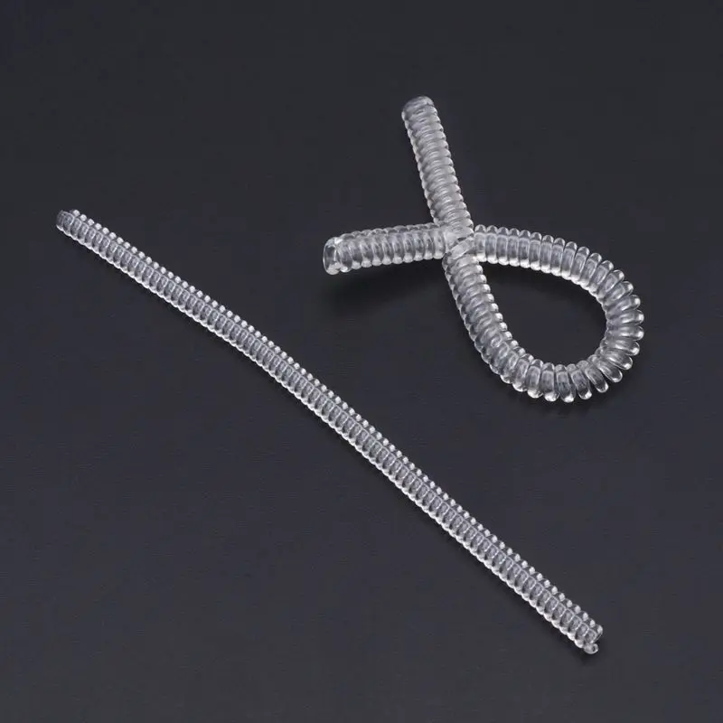

Ring Adjuster Invisible Transparent Spiral Cord Tension Reducer Adjustable Sizes