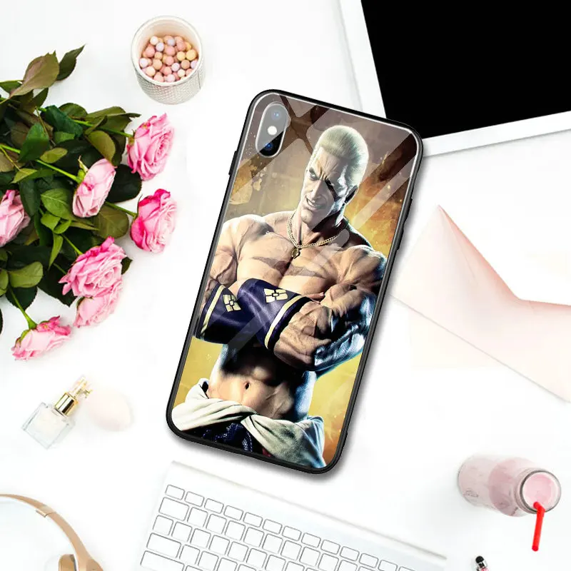 Geese Howard Fatal Fury Чехлы для мобильных телефонов из закаленного стекла iPhone 5 5S SE 8 7 6 6S Plus