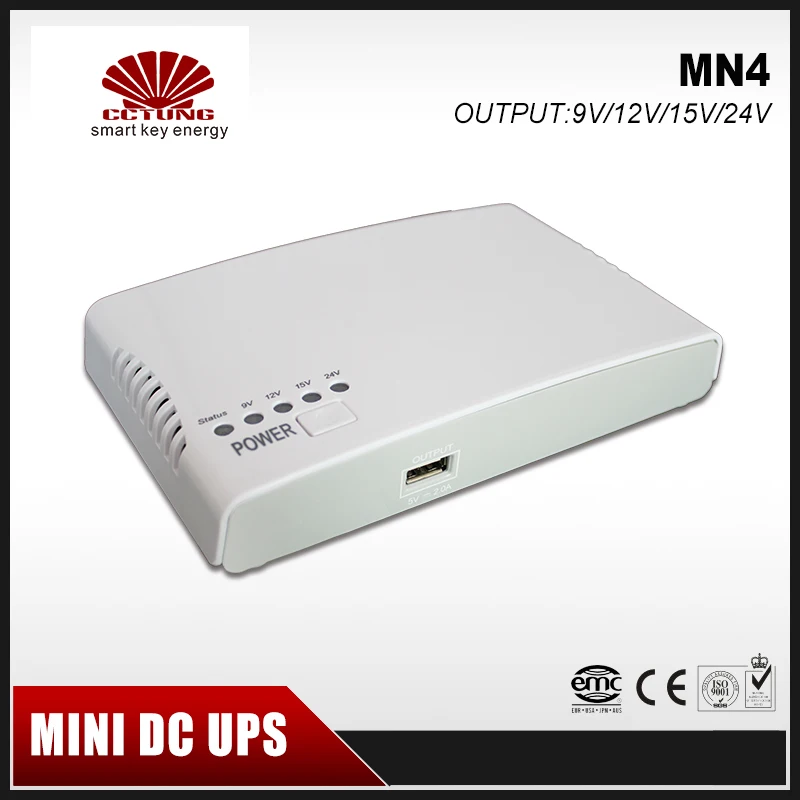 Мини Портативный UPS с 110-240V Вход при напряжении 9 В/12/15/24 V Выход 8800 мА/ч, литий batterybuilt-в-в для универсальной камеры видеонаблюдения и модем оборудование