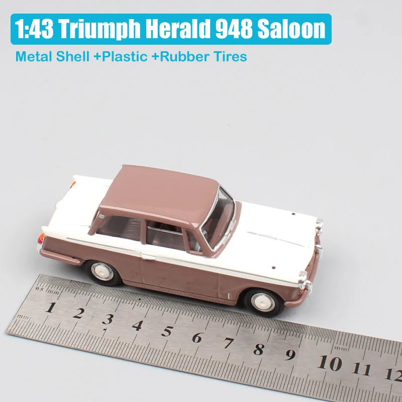 1:43 Масштаб корги Авангард Винтаж Triumph Herald 948 салон 1200 автомобили 50th литья под давлением игрушечные модели автомобилей миниатюры для детей