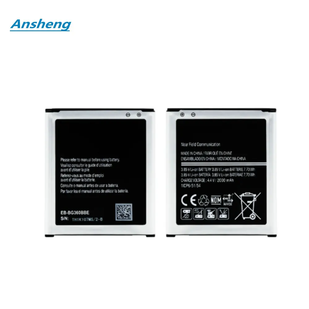 Аккумулятор для Samsung Galaxy Core Prime G360 G361 G360V G3608 G360H J2 J200 2000 2017 мАч|Аккумуляторы