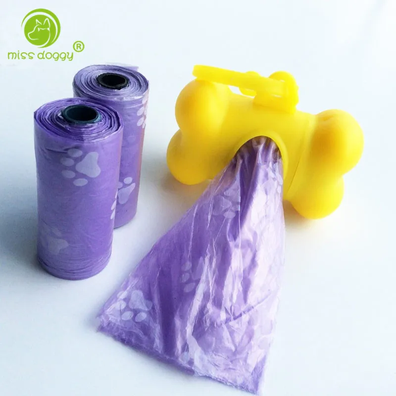 1 шт. биоразлагаемые мешки для отходов собак 3 рулона|biodegradable dog waste bags|dog bagwaste bag |