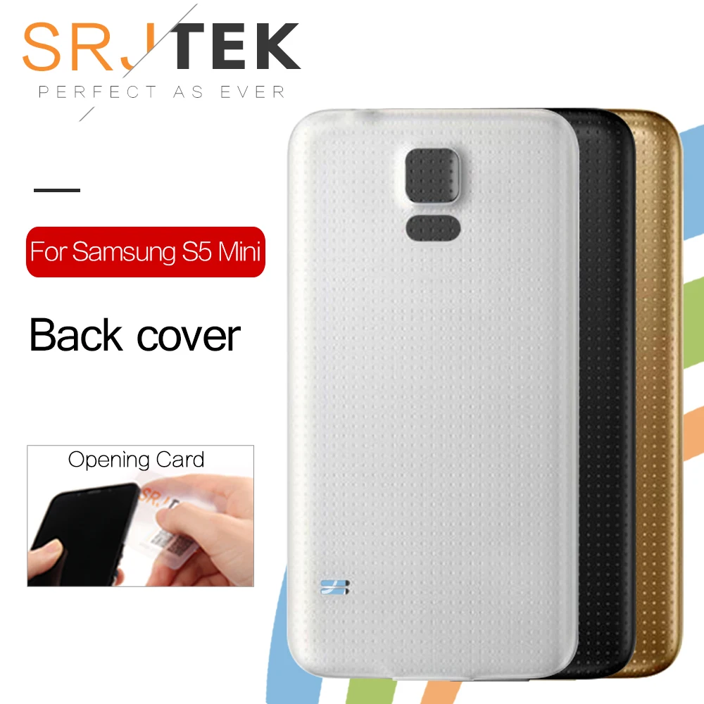 SRJTEK Задняя крышка батареи для Samsung Galaxy S5 i9600 G900F G900H/S5 mini G800 G800F задняя батарейного