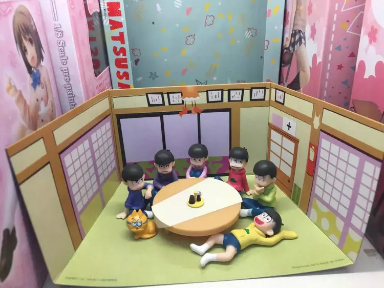 5 см Osomatsu San Mr. Karamatsu Ichimatsu мини ПВХ фигурка Коллекционная модель игрушка|model toy|figures