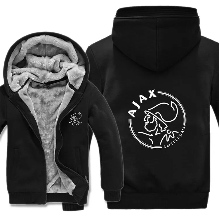 Большие размеры 5XL мужские толстовки Ajax толстовки куртки зимние мужские пуловеры мужские Пальто повседневные шерстяные флисовые толстовки - Цвет: 4