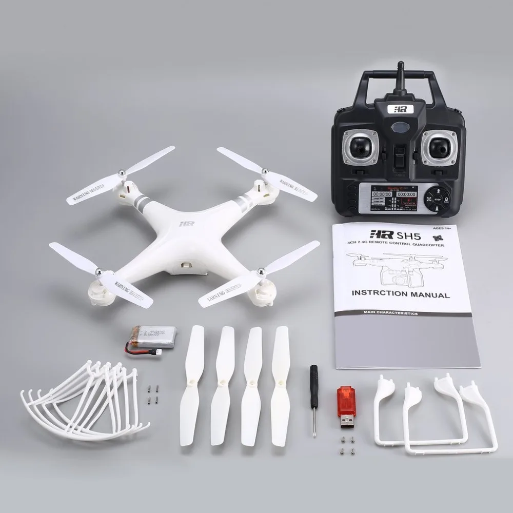 Умный Дрон SH5H 2 4G 4CH RC Квадрокоптер с режимом удержания высоты Безголовый один