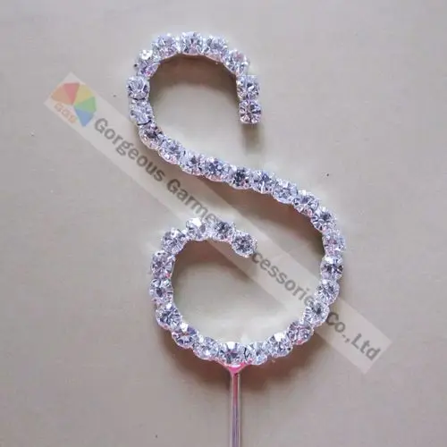 Высококачественный монограмма из хрустальных страз 26 шт. буквы алфавита для