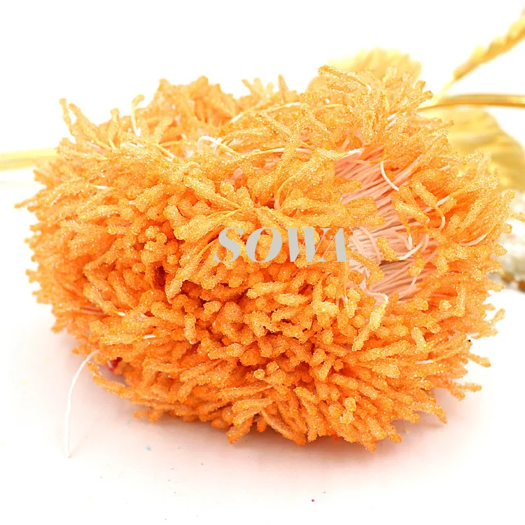 Бесплатная доставка Лидер продаж 1800 шт./лот искусственные оранжевые стеклянные