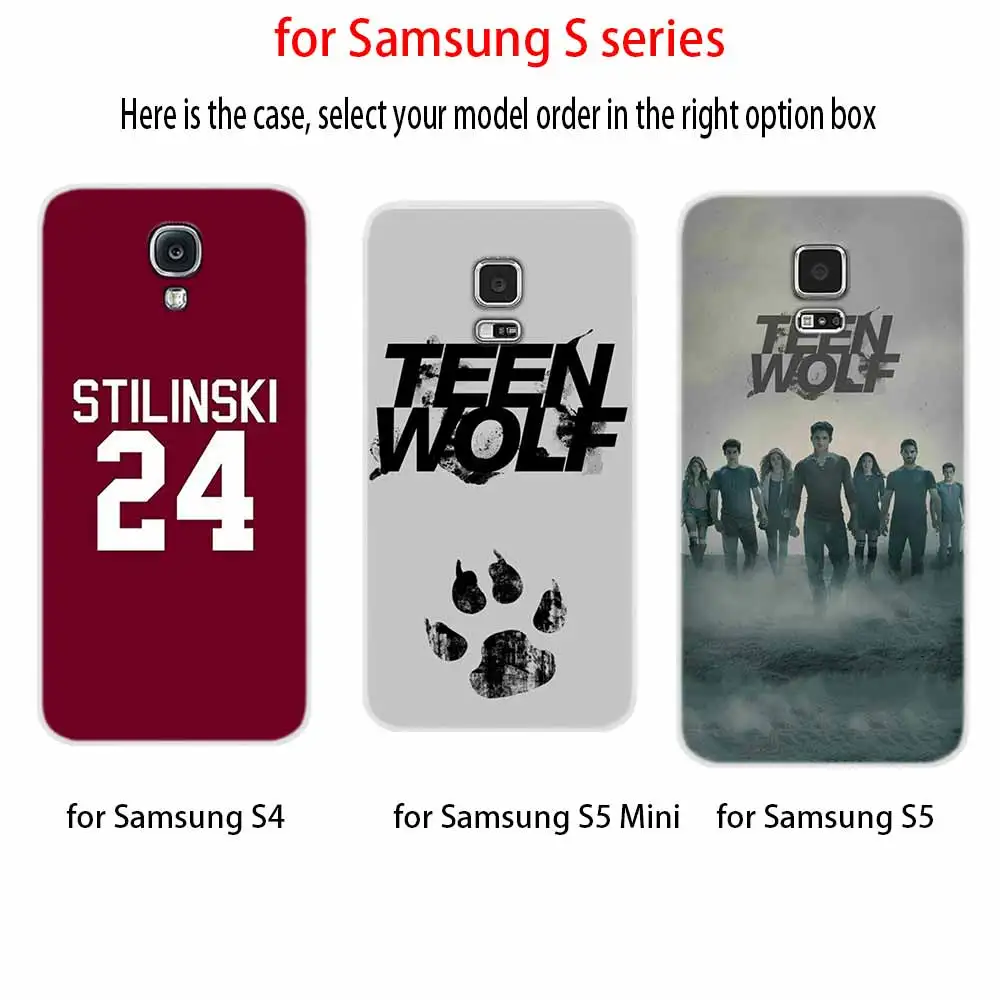 Мягкий чехол Teen Wolf для Samsung Galaxy S7 Edge S8 S9 S10 S11 S20 S21 Plus Lite E Ultra|Бамперы| |