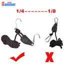 14 дюймовый Регулируемый сверхмощный вешалка на веревку Сверхмощный Свет Вешалка