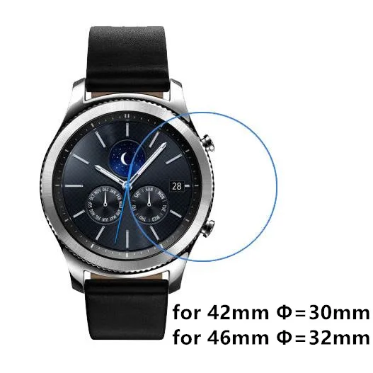 9H 0.25D Защита от царапин из закаленного стекла для Samsung Galaxy Watch 46 мм 42 Защитная