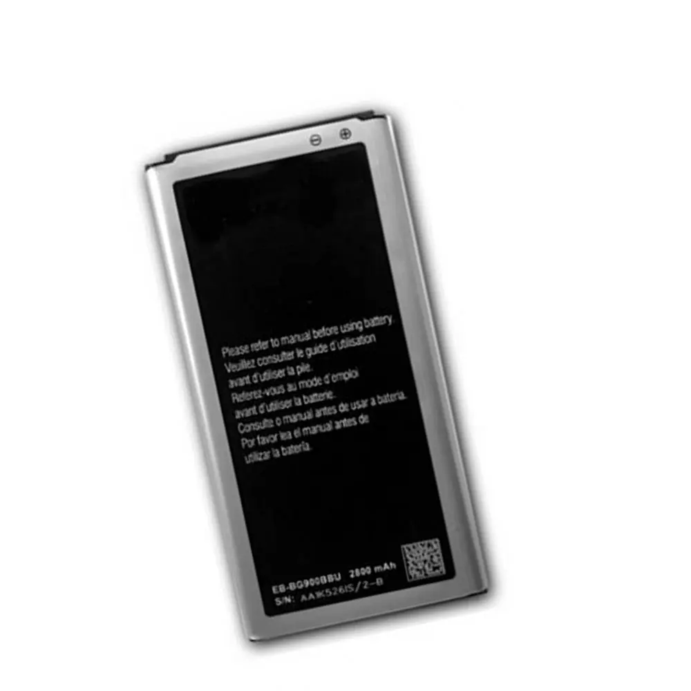 Оригинальная батарея Samsung 2800 мАч для Galaxy S5 G900S G900F G900M G9008V 9006V 9008W 9006W