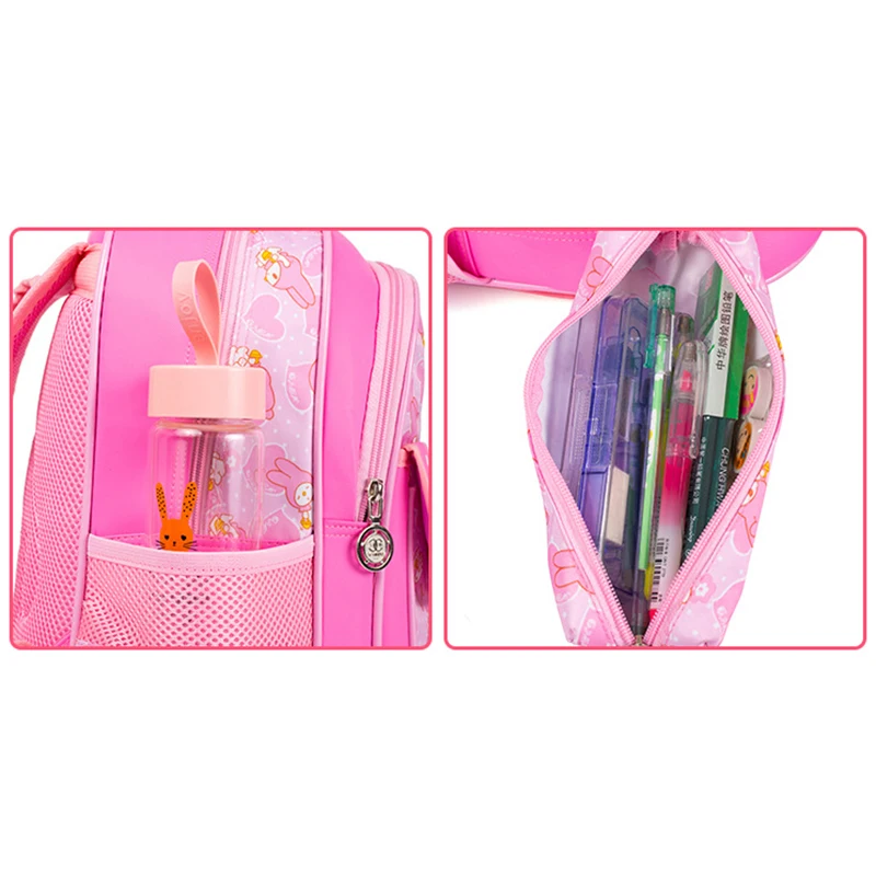 BAIJIAWEI новый модный детский рюкзак + Сумка Карандаш для девочек милый принцессы