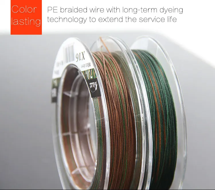 

Fishing Line 100M 16 Strands PE Plastic Braided Multifilament Line Super Strong Fishing Line Carp Fishing Salt Water Line Pesca