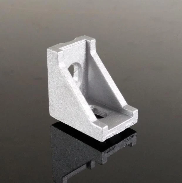 100PCS 2020 Profile Aluminum Corner Fitting Angle 20x28 Decorative Brackets Accessories L Connector EU Standard | Обустройство дома