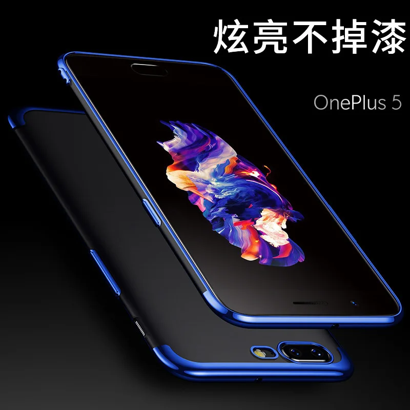 Роскошные Покрытие ТПУ чехол для One plus 6 прозрачный 3 в 1 крышка блеск Oneplus 5