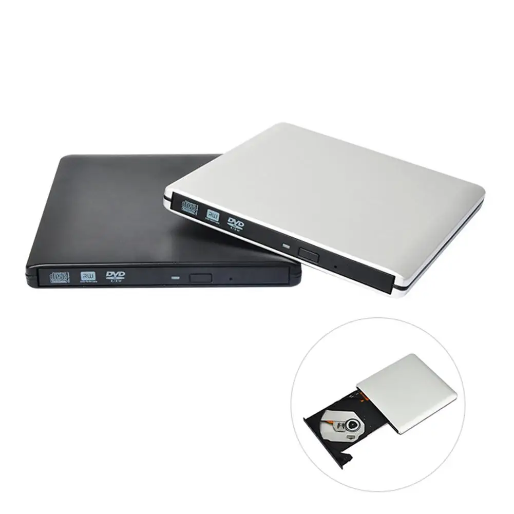 Ультра тонкий USB 3 0 внешний мобильный оптический привод CD/DVD-ROM плеер для ПК