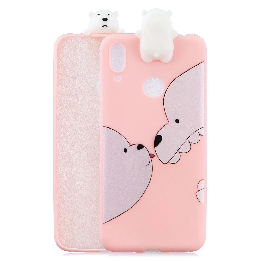 2 Etui Huawei Y5 Y6 Y7 Y9 Prime Cases 3D Kawaii Panda Unicorn Silicon Cover on for Funda Huawei Y5 Y6 Y7 Y9() Phone Case - Цвет: 2