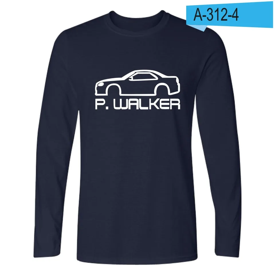 navy blue LUCKYFRIDAYF FATE of THE Furious 8 модные спортивные футболки с принтом для женщин и мужчин повседневная футболка футболки с длинными рукавами Топ - Цвет: navy blue