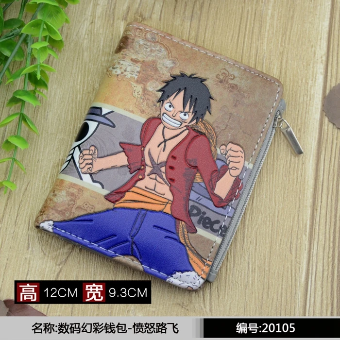 Аниме цельный Косплей Обезьяна D Luffy Cos мужчины и wo мужской короткий кошелек для