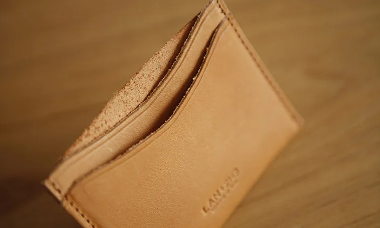 LAN Мужская 100% из натуральной кожи чехол для кредитных карт держатель банковских |