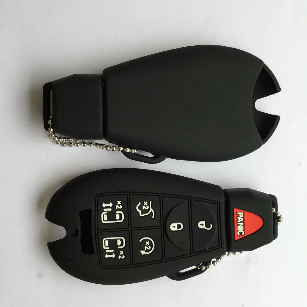 2 шт. силикагель кожного покрова оболочки брелок кармашек для Chrysler Town Country кисти